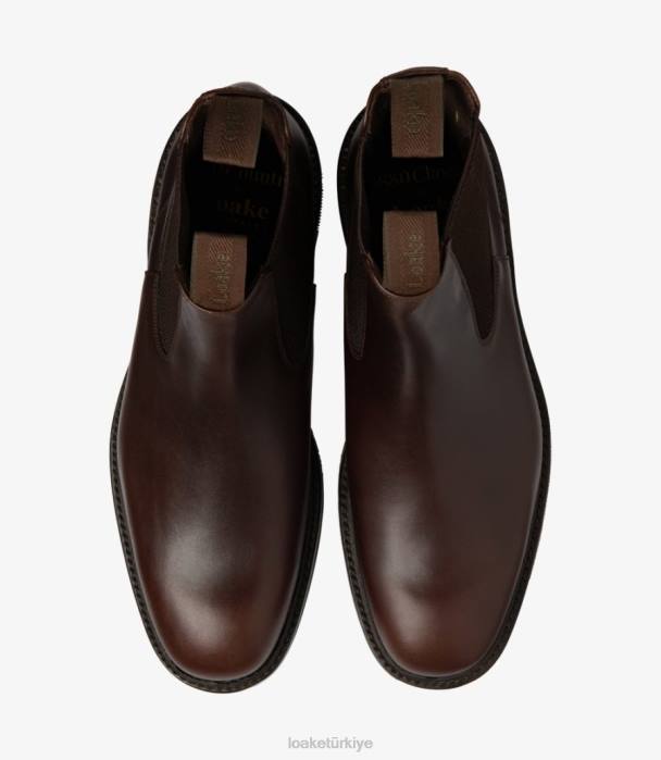 Loake 664H82 dingley koyu kahverengi bot ayakkabı