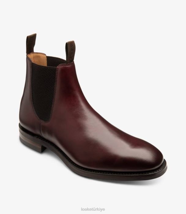 Loake 664H86 sohbet değeri bordo bot ayakkabı