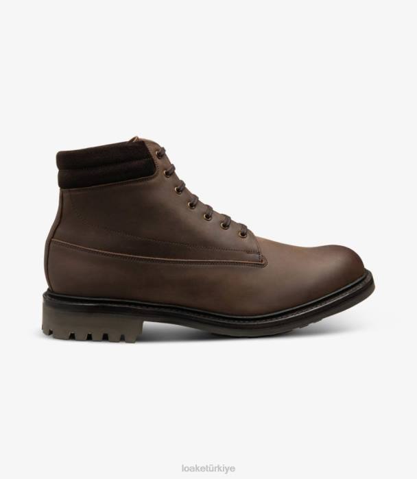 Loake 664H123 kirkby kahverengi yağlı nubuk bot ayakkabı