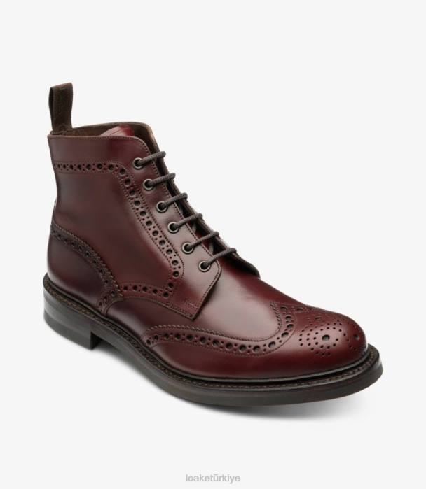 Loake 664H124 bedale bordo bot ayakkabı