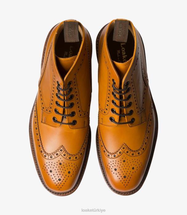 Loake 664H128 burford bronzlaşmak bot ayakkabı