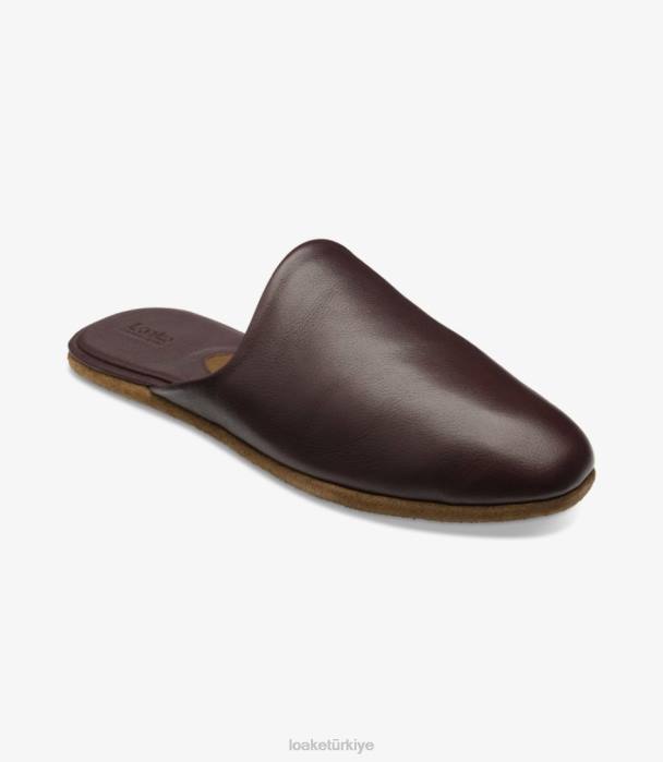 Loake 664H205 garrick terlik bordo tahıl ayakkabı