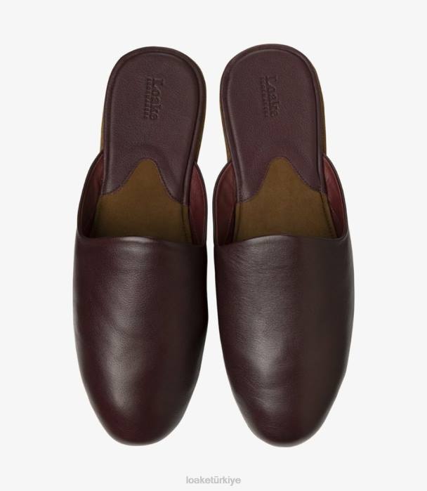 Loake 664H205 garrick terlik bordo tahıl ayakkabı