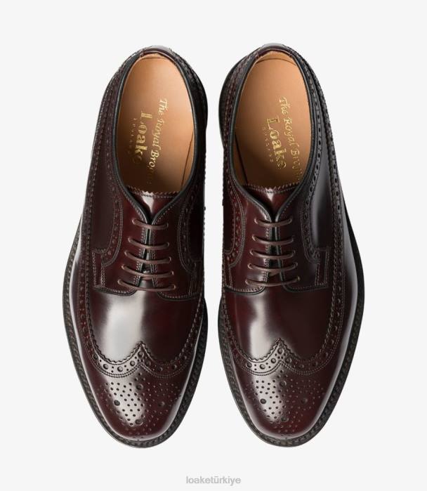 Loake 664H12 asil bordo aksan