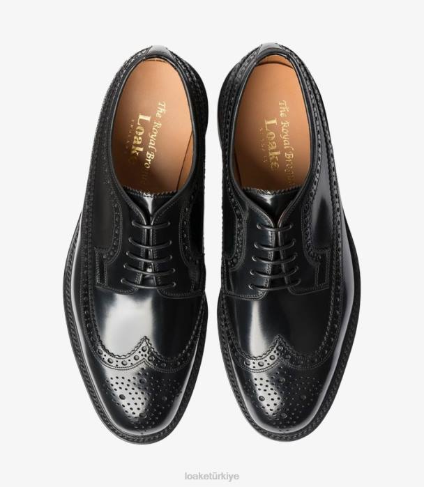 Loake 664H13 asil siyah aksan