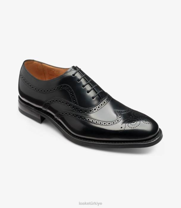 Loake 664H26 çiçekçilik siyah aksan