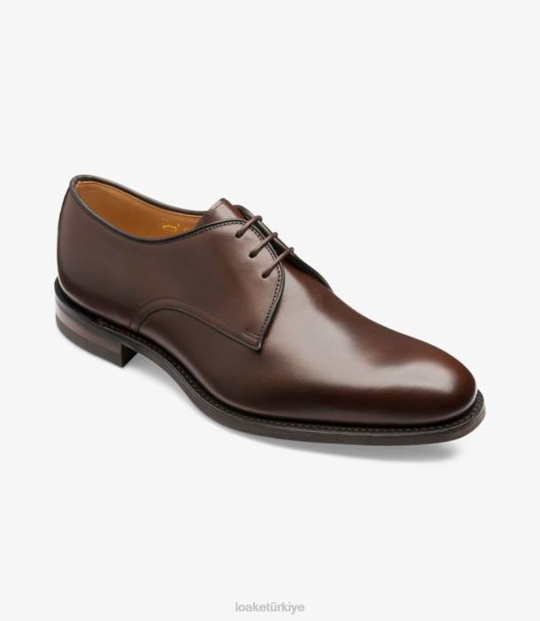 Loake 664H149 beşik kahverengi düz bağlar