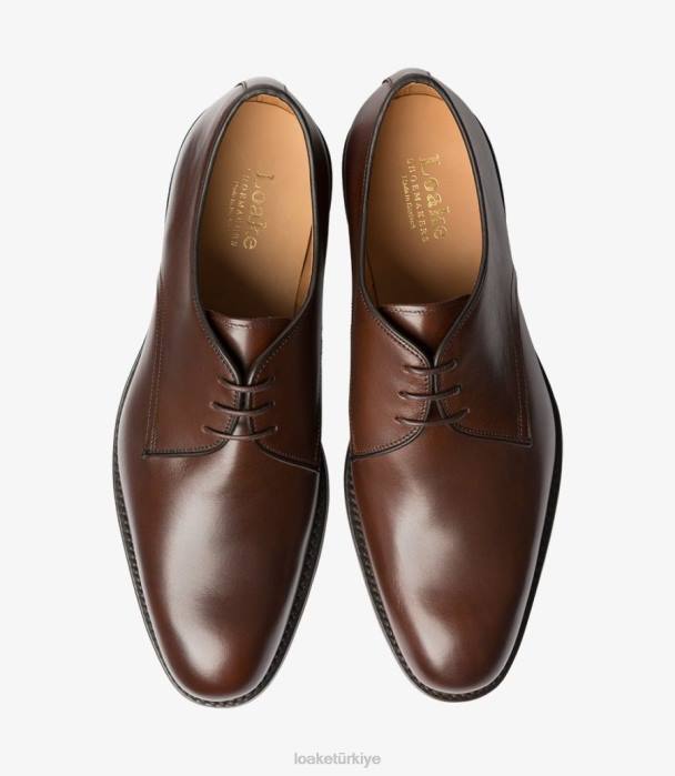 Loake 664H149 beşik kahverengi düz bağlar