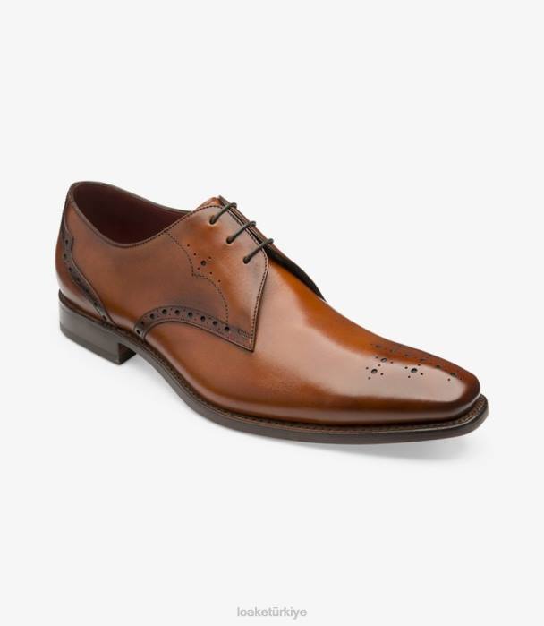 Loake 664H153 hannibal kahverengi düz bağlar