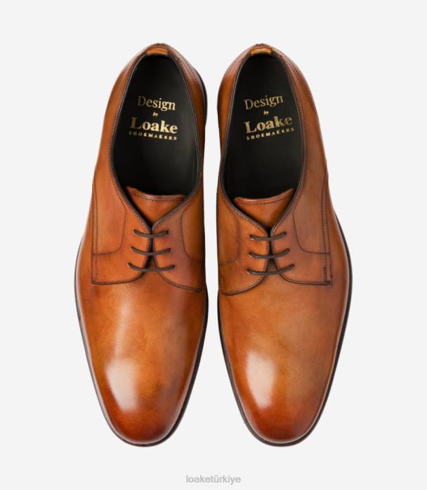 Loake 664H155 atheron bronzlaşmak düz bağlar