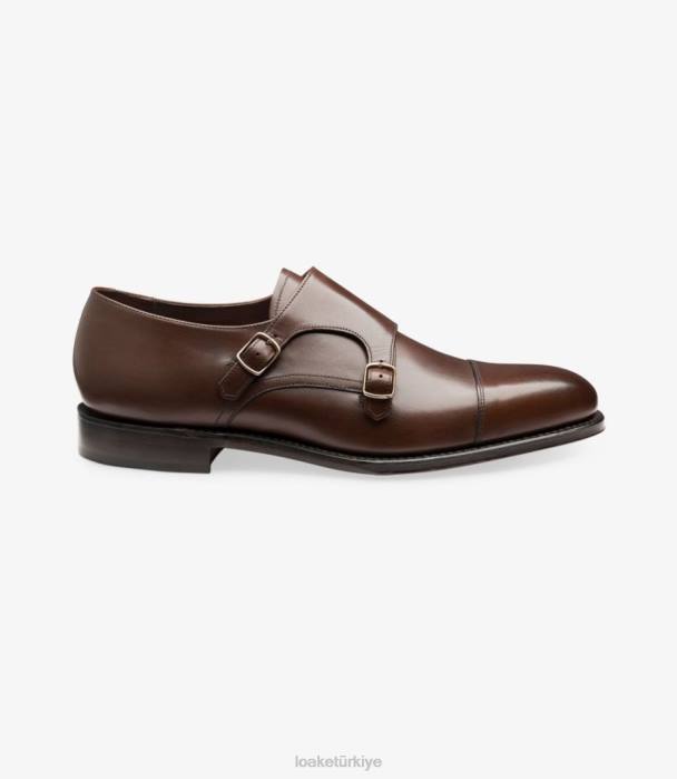 Loake 664H199 top koyu kahverengi keşiş ayakkabıları - Kapatmak için resime týklayýnýz