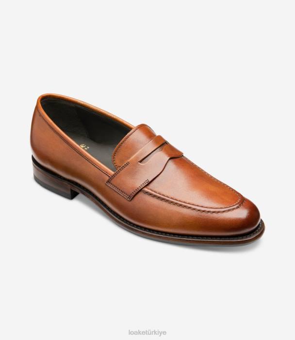 Loake 664H57 peruklar bronzlaşmak mokasen