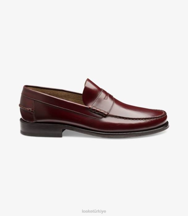 Loake 664H61 prenston bordo mokasen - Kapatmak için resime týklayýnýz