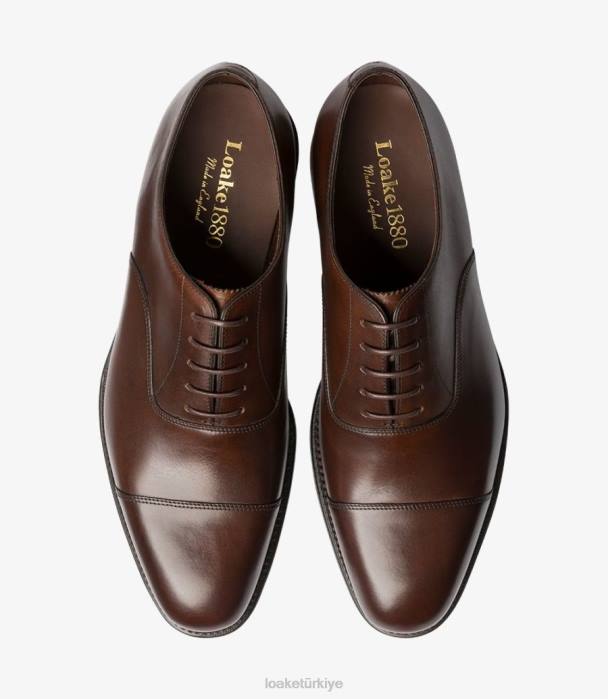 Loake 664H181 aldwych koyu kahverengi parmak uçları