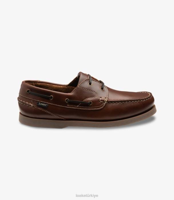 Loake 664H77 lymington koyu kahverengi tekne ayakkabı - Kapatmak için resime týklayýnýz