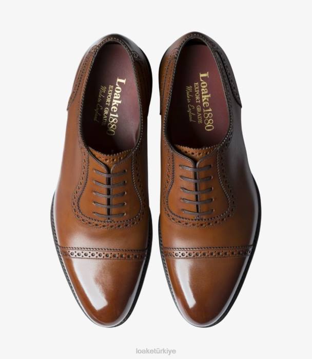 Loake 664H167 üçlü derin maun yarı aksanlar