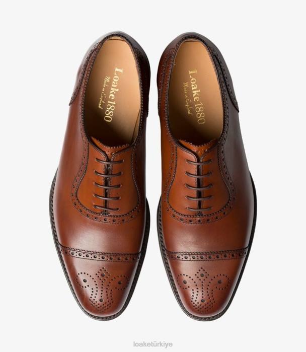 Loake 664H168 iplik maun yarı aksanlar