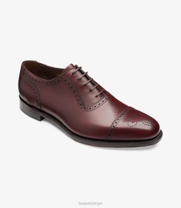 Loake 664H169 iplik bordo yarı aksanlar