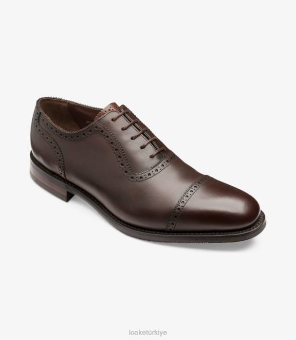 Loake 664H171 filo koyu kahverengi yarı aksanlar