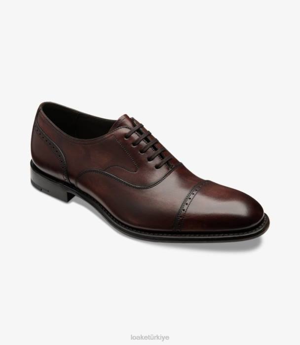 Loake 664H173 sarılmalar bordo yarı aksanlar