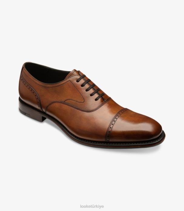 Loake 664H174 sarılmalar kestane kahverengisi yarı aksanlar