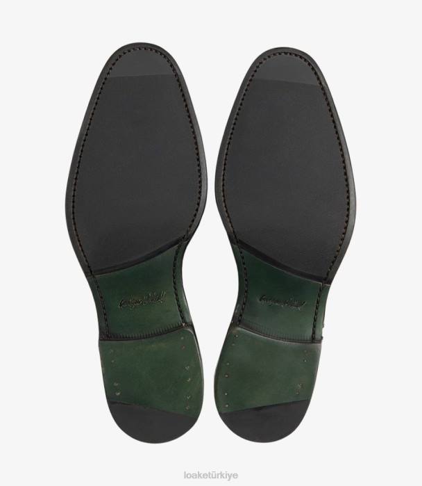 Loake 664H175 sarılmalar siyah yarı aksanlar